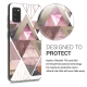 KW TPU Silicone Case Samsung Galaxy A41 - IMD Design Light Pink / Rose Gold / White (52255.04)