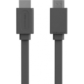 Allocacoc HDMI Cable - FLAT - 1,5m grey (10576GY/HDMI15)