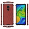OEM Honeycomb Armor Case with TPU Bumper Xiaomi Redmi Note 9 - Red