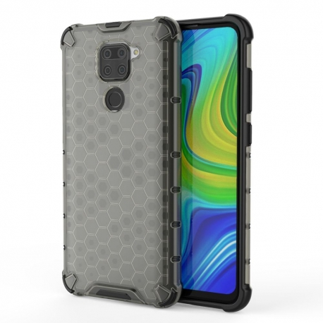 OEM Honeycomb Armor Case with TPU Bumper Xiaomi Redmi Note 9 - Black