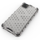 OEM Honeycomb Armor Case with TPU Bumper Huawei Y5p - Transparent