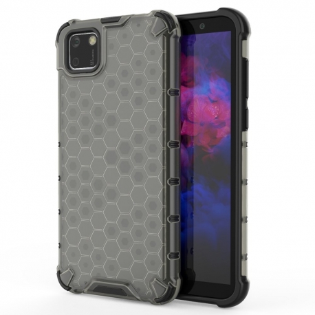 OEM Honeycomb Armor Case with TPU Bumper Huawei Y5p - Black