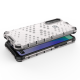 OEM Honeycomb Armor Case with TPU Bumper Huawei Y6p - Transparent