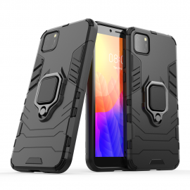 OEM Ring Kickstand Armor Huawei Y5p - Black