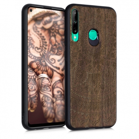 KW Wooden Case Huawei P40 Lite E - Indian Sun Dark Brown (53118.01)