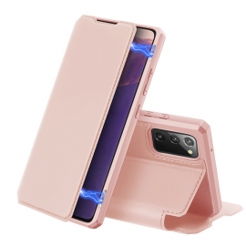 DuxDucis Skin X Bookcase Samsung Galaxy Note 20 - Rose Gold
