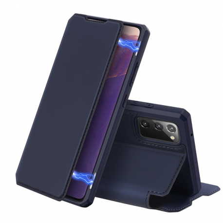 DuxDucis Skin X Bookcase Samsung Galaxy Note 20 - Blue