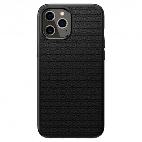 Spigen Liquid Air Back Cover iPhone 12 Pro Max- Black (ACS01617)