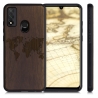KW Wooden Case Huawei P Smart 2020 - World Map Walnut (53116.02)