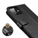 Dux Ducis Kado Bookcase wallet type case iPhone 12 / 12 Pro - Black