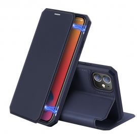 DuxDucis Skin X Bookcase iPhone 12 Mini - Blue