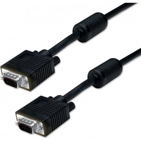 POWERTECH Καλώδιο VGA 15pin M-M, Full HD(1920 x 1080), CCS, 3+6, 2x ferrites, 1.5m (CAB-G003)