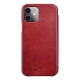 iCarer Vintage Series Curved Edge Leather Wallet case iPhone 12 Pro Max - Red (RIX1202-RD)