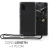 KW Crystal TPU Necklace Case Samsung Galaxy A41 - Transparent / Black (52257.01)