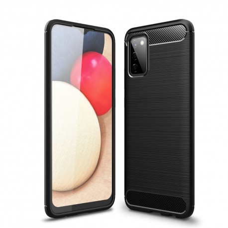 Tech-Protect TPU Carbon Case Samsung Galaxy A02s - Black