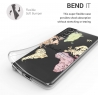 KW TPU Silicone Case Samsung Galaxy S21 - World Map Travel - Black / Multicolor / Transparent (54059.01)