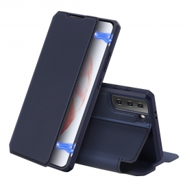 DuxDucis Skin X Bookcase Samsung Galaxy S21 5G - Blue