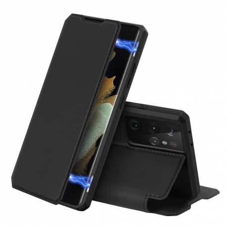DuxDucis Skin X Bookcase Samsung Galaxy S21 Ultra 5G - Black