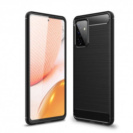 Tech-Protect TPU Carbon Case Samsung Galaxy A72 - Black