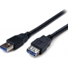 POWERTECH καλώδιο USB 3.0 σε USB female CAB-U123, copper, 1.5m - Black