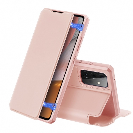 DuxDucis Skin X Bookcase Samsung Galaxy A72 - Pink