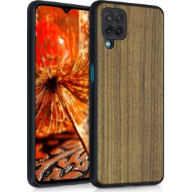 KW Wooden Case Samsung Galaxy A12 - Walnut / Dark Brown (54342.18)