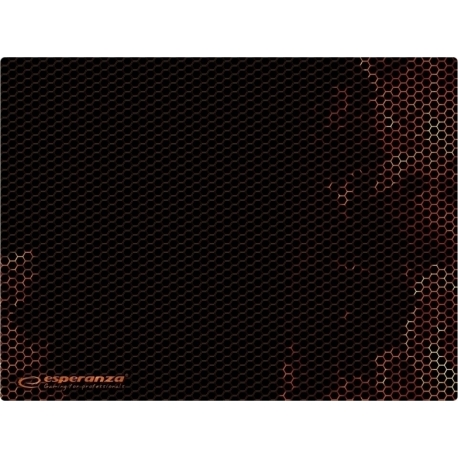 Esperanza gaming mouse pad Flame EGP103R, 400x300x3mm - Black/Red