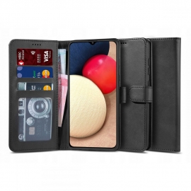 Tech-Protect Wallet Case "2" Samsung Galaxy A02s - Black