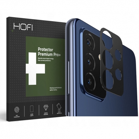 Hofi Metal Camera Styling Cover Samsung Galaxy A72 - Black