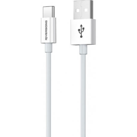 Riversong Cable USB to Type-C 3A Lotus 08 1.2m - White
