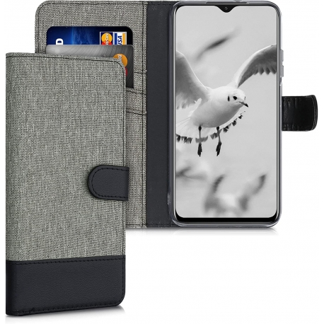 KW Wallet Case Xiaomi Poco M3 - Grey / Black (54447.22)