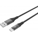 Celly Color Data Cable Extra Strong Usb Type-C 1.5m - Black (USBTYPECCOLORBK)