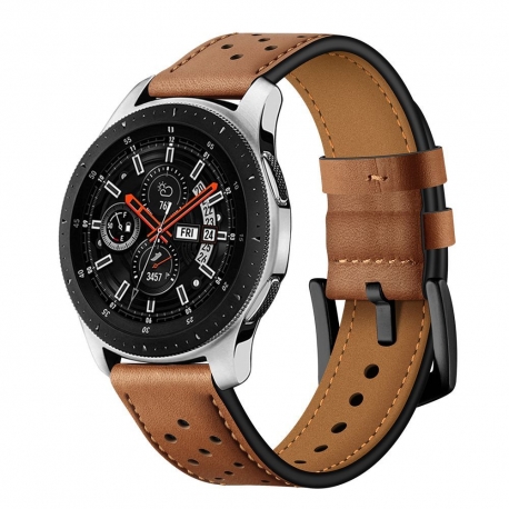 Tech-Protect Leather Samsung Galaxy Watch 3 45mm - Brown