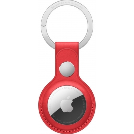 Apple AirTag Leather Key Ring (PRODUCT)RED