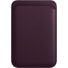 Apple Leather Wallet iPhone with MagSafe Dark Cherry
