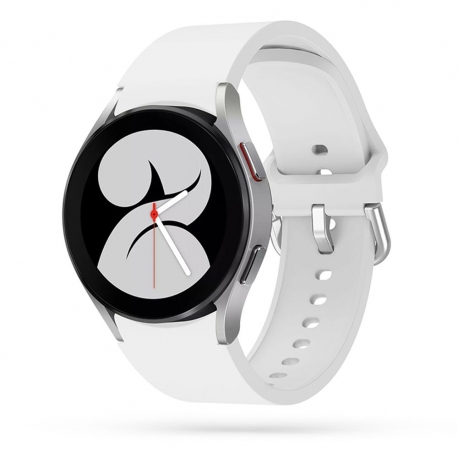 Tech-Protect Gearband Λουράκι Σιλικόνης Samsung Galaxy Watch 4 (40/42/44/46 mm) - White