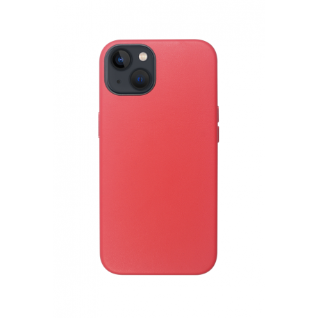 Vivid Leather Case Magsafe Apple iPhone 13 Red