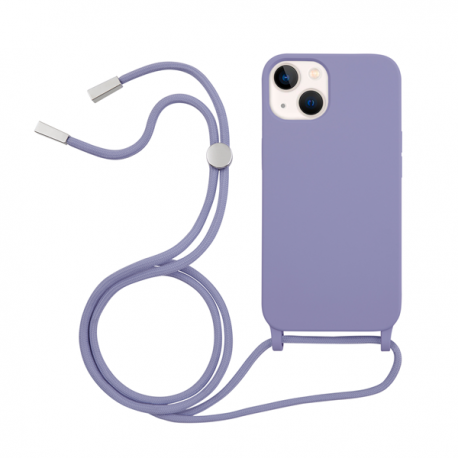 Vivid Silicone Cover Lace Apple iPhone 13 Lilac