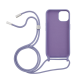 Vivid Silicone Cover Lace Apple iPhone 13 Lilac