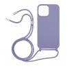 Vivid Silicone Cover Lace Apple iPhone 13 Pro Max Lilac