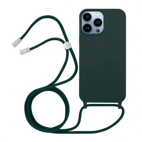 Vivid Silicone Cover Lace Apple iPhone 13 Pro Max Pine Green