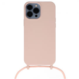 Vivid Silicone Cover Lace Apple iPhone 13 Pro Max Nude