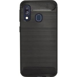 Vivid Carbon Back Cover Samsung Galaxy A40 - Black (VICARB73BK)