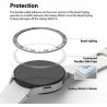 Ringke Stainless Bezel Ring for Galaxy Watch 4, 44mm - Silver (GW4-44-01)
