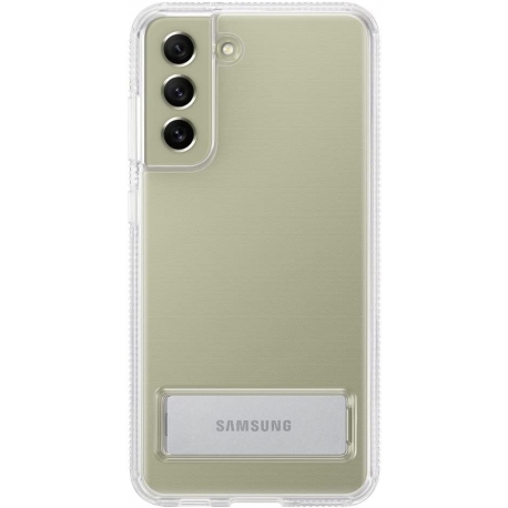 Samsung Clear Standing Cover Galaxy S21 FE Transparent