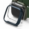 Ringke Slim 2-pack Apple Watch 7 (45mm) - Clear & Metallic Blue