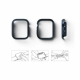 Ringke Slim 2-pack Apple Watch 7 (45mm) - Clear & Metallic Blue