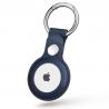 Apple AirTag Leather Key Ring Baltic Blue
