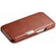iCarer Vintage Series Side-Open Leather Wallet Case Apple iPhone 13 Mini - Brown (RIX1305-BN)