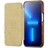 iCarer Vintage Series Side-Open Leather Wallet Case Apple iPhone 13 Mini - Brown (RIX1305-BN)